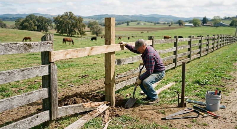 Horse Fence Replacement Service
