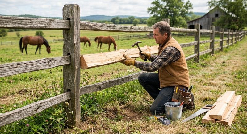 Horse Fence Replacement Service