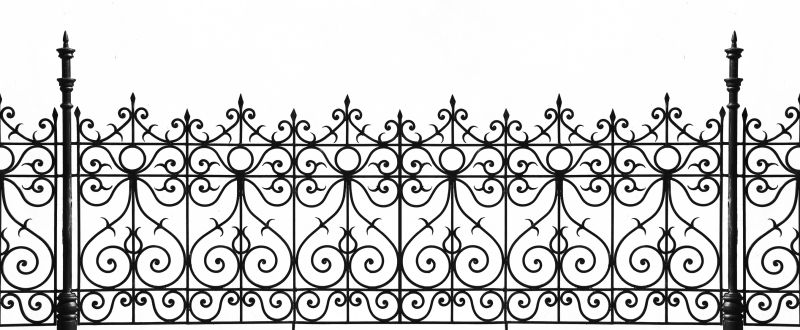 Decorative Iron Fence