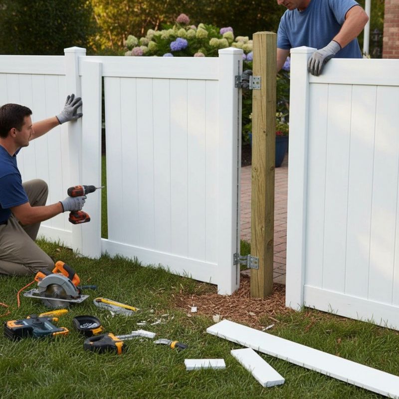 Privacy Fence Gate Repair